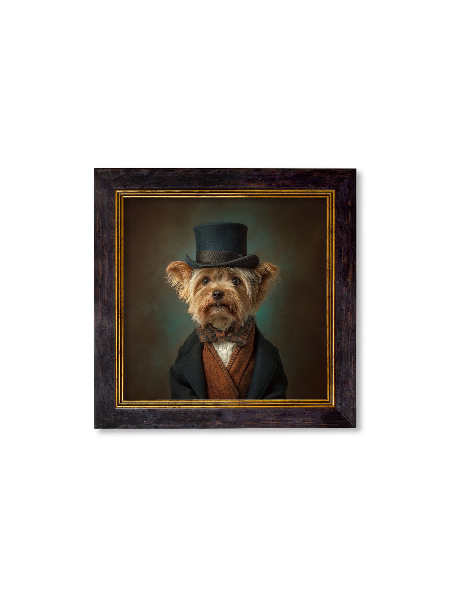 Lord Barkley of York - Gentleman Yorkshire Terrier Oxford Square Frame
