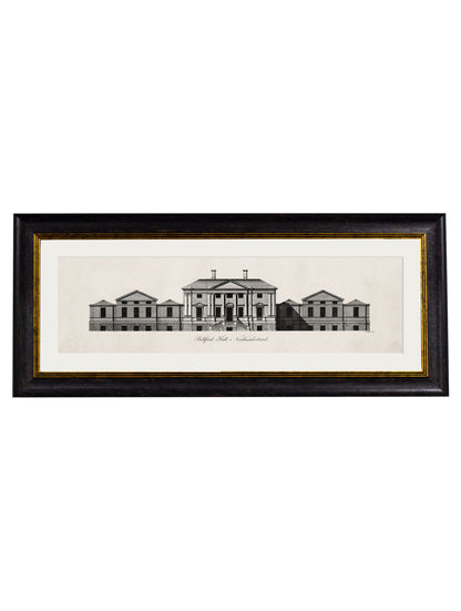 c.1737 Architectural Elevations of Stately Homes styled view – Leya Buster Interiors