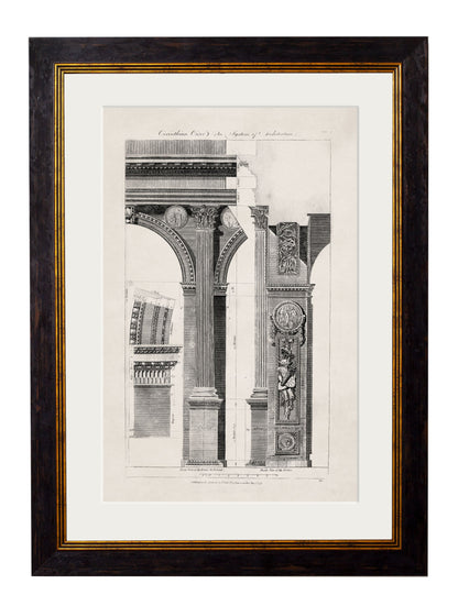 c.1796 Architectural Studies of Arches styled view – Leya Buster Interiors