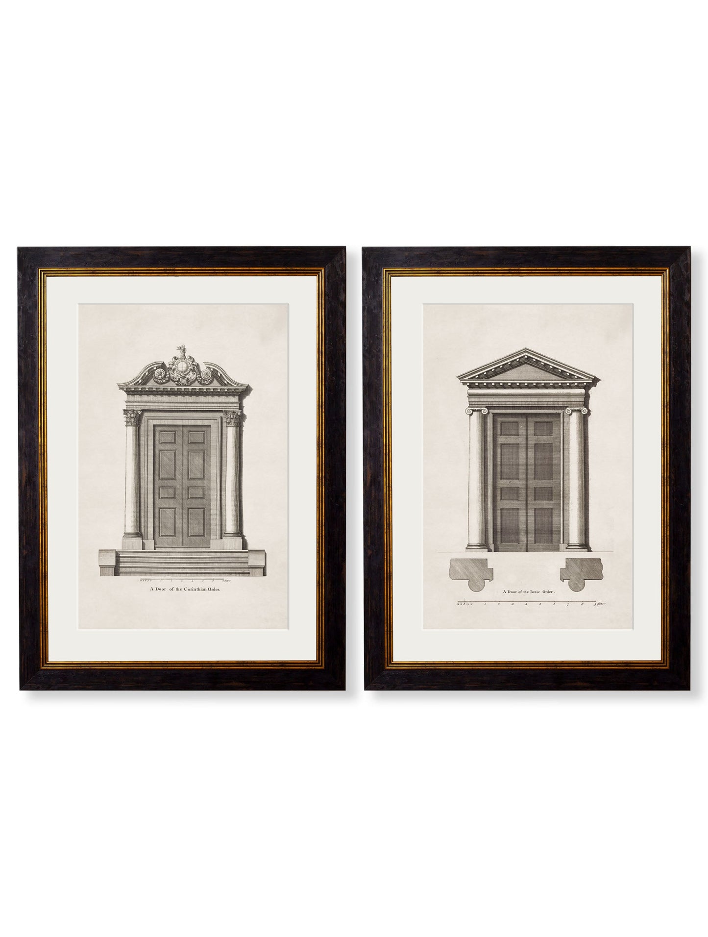 c.1756 Architectural Studies of Doors detail – Leya Buster Interiors
