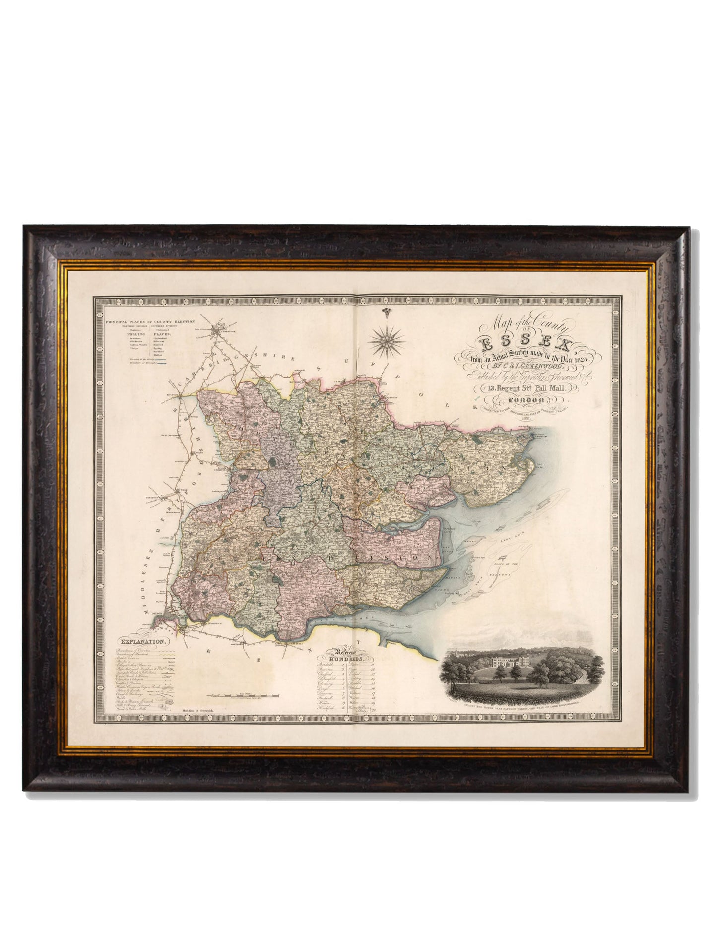 c.1830 County Maps of England styled view – Leya Buster Interiors