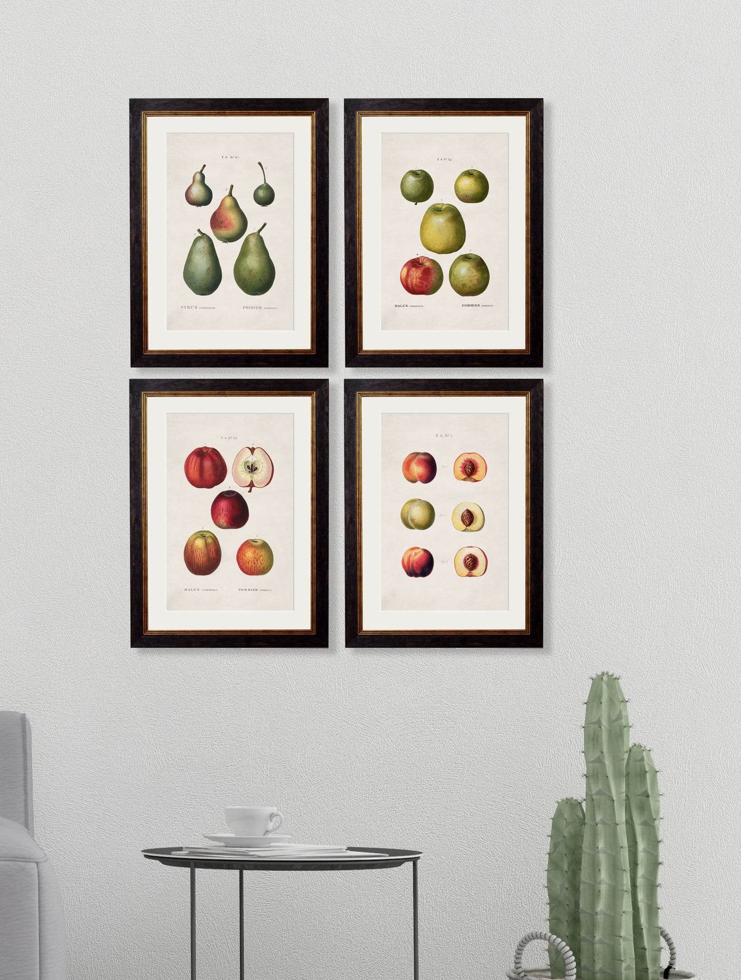 c.1819 Study of British Fruit – framed wall art at Leya Buster Interiors