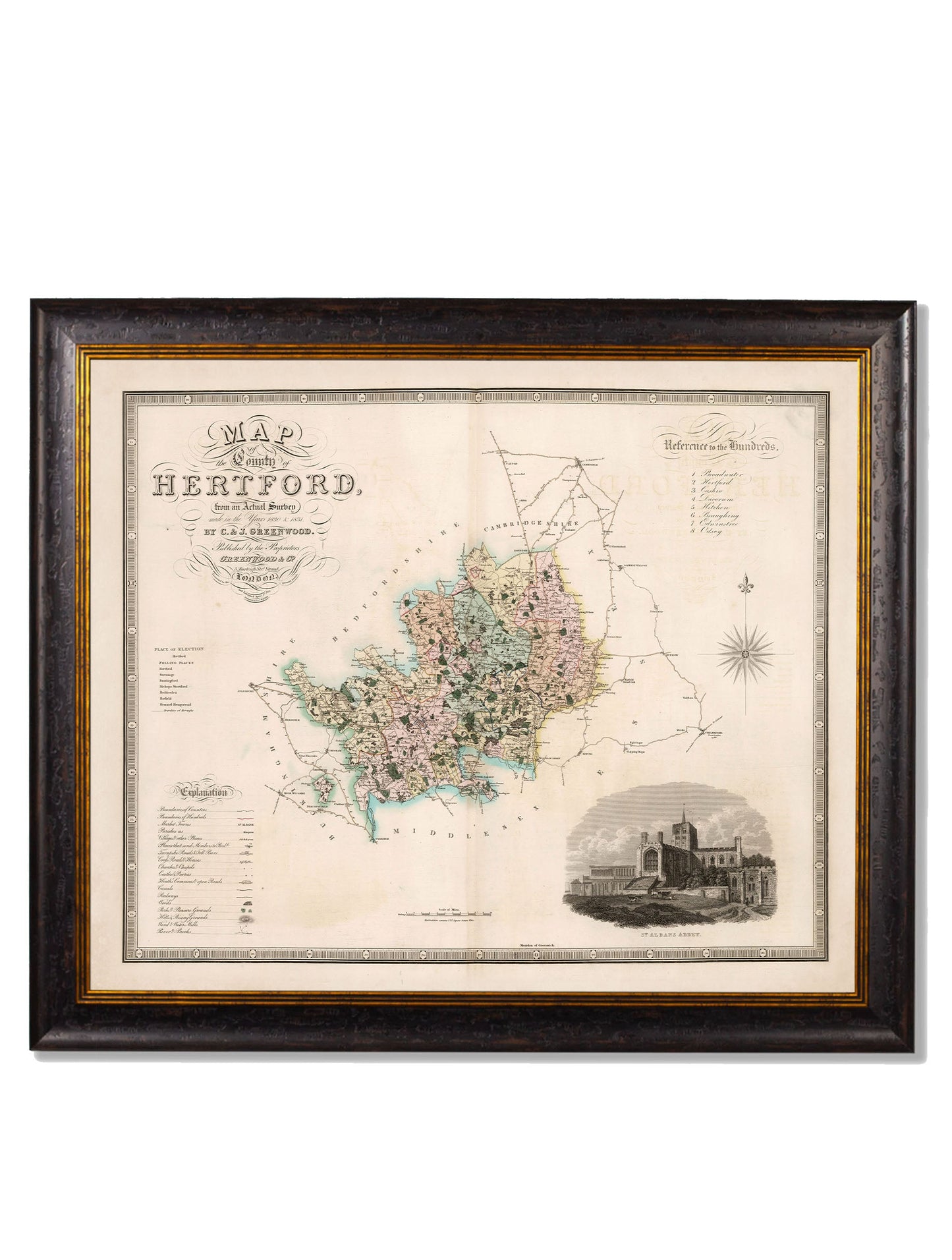 c.1830 County Maps of England styled view – Leya Buster Interiors