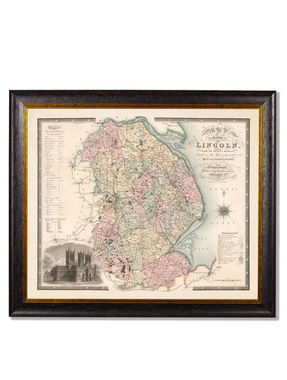 c.1830 County Maps of England styled view – Leya Buster Interiors