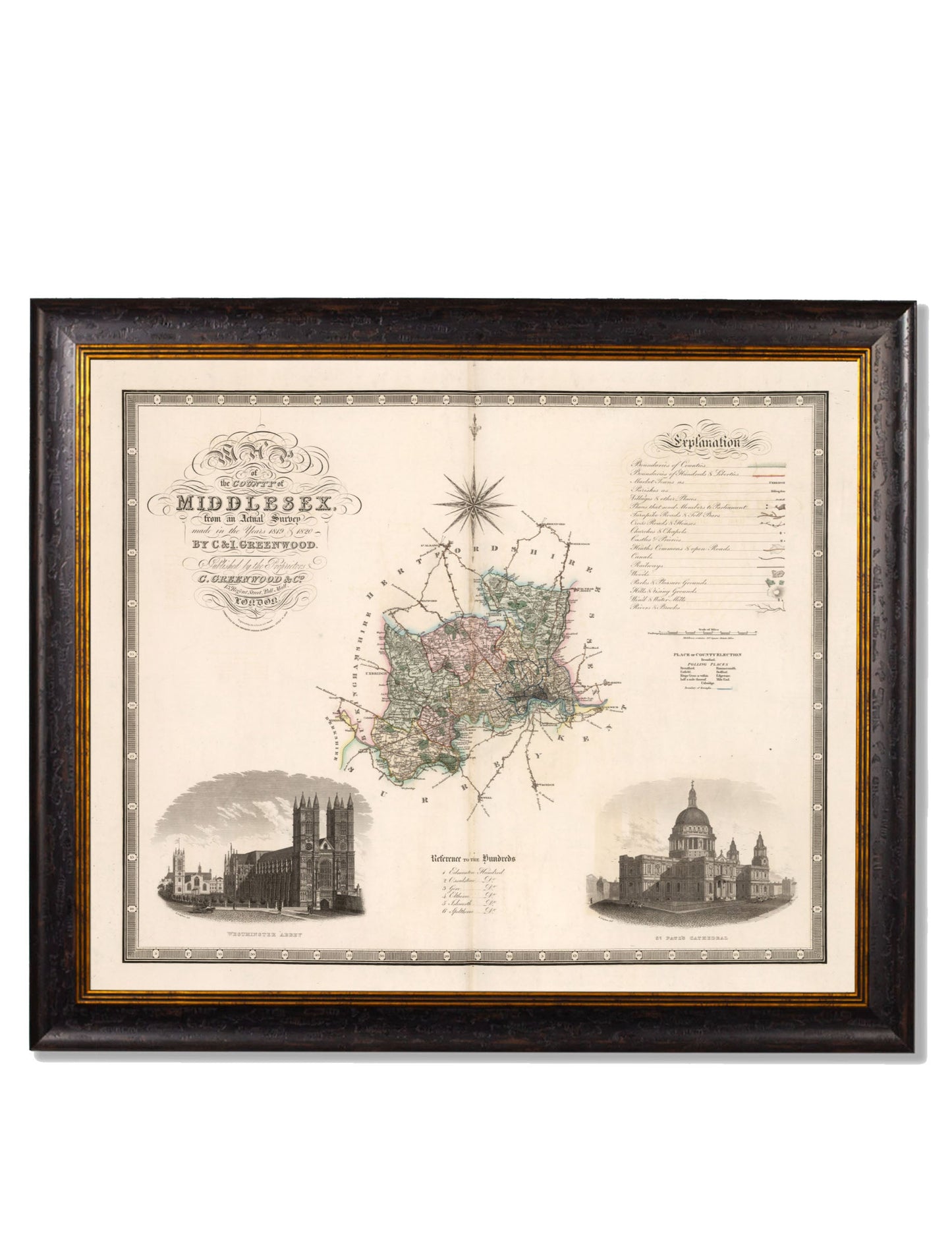 c.1830 County Maps of England styled view – Leya Buster Interiors