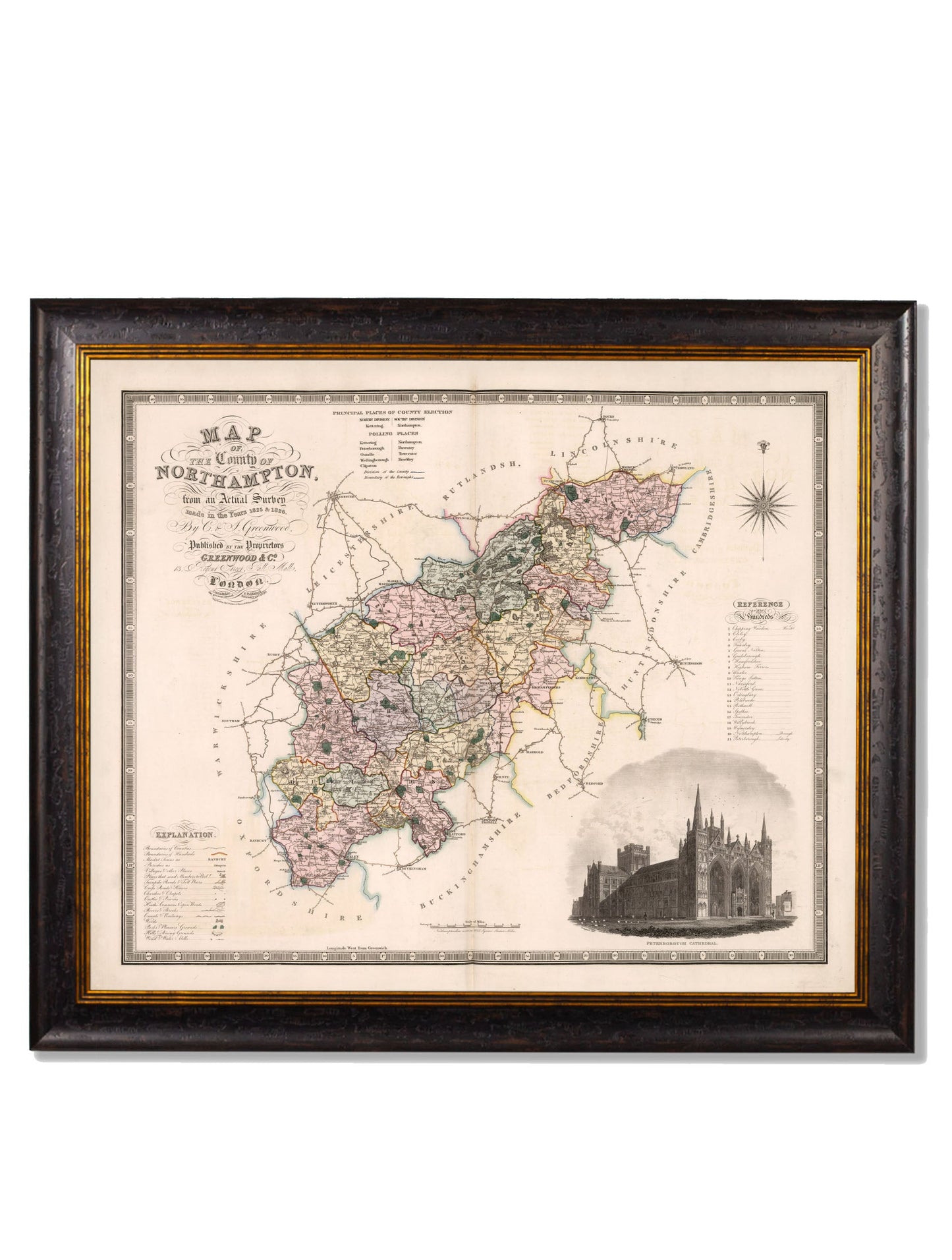 c.1830 County Maps of England styled view – Leya Buster Interiors