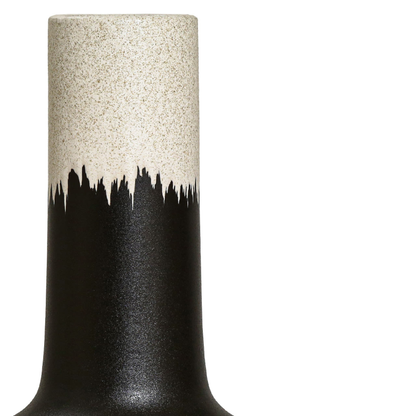 Sable Ridge Ceramic Vase styled view – Leya Buster Interiors