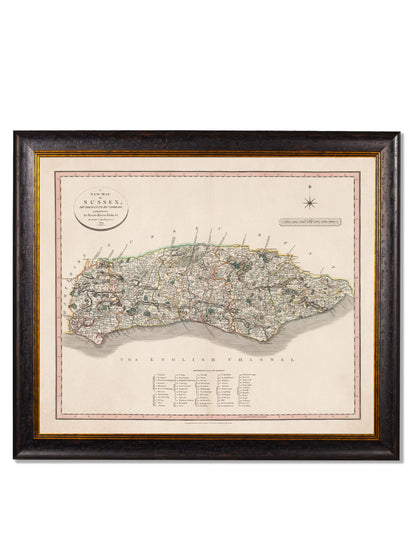 c.1806 County Maps of England styled view – Leya Buster Interiors