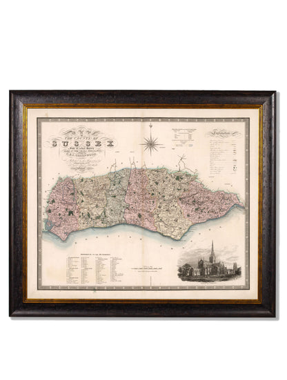 c.1830 County Maps of England styled view – Leya Buster Interiors