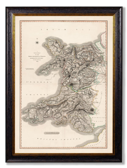 c.1809 Map of Wales detail – Leya Buster Interiors