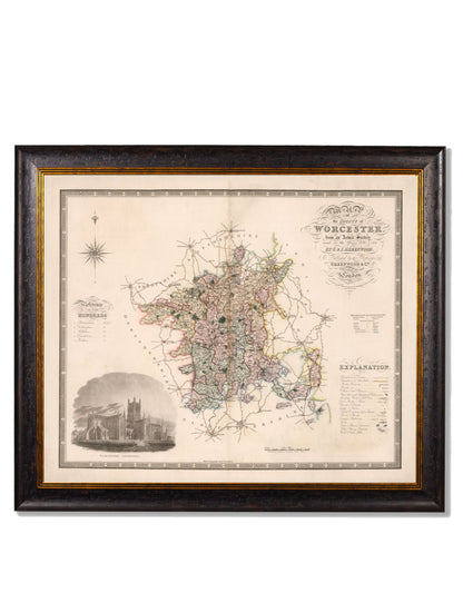 c.1830 County Maps of England styled view – Leya Buster Interiors
