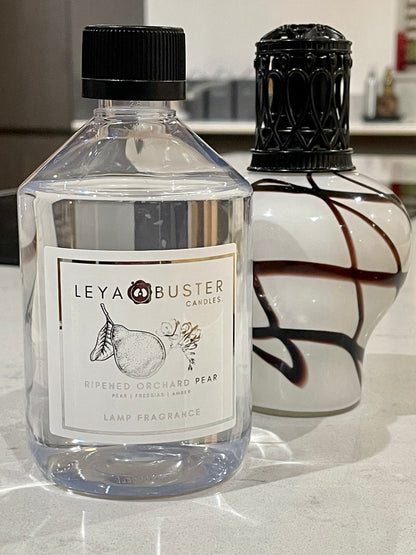 Ripened Orchard Pear Lamp Fragrance styled view – Leya Buster Interiors